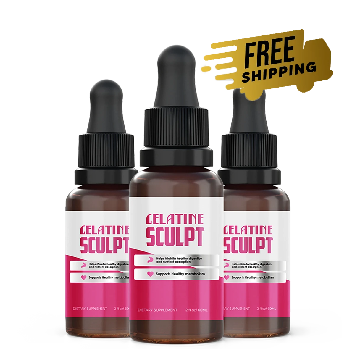 Gelatine Sculpt supplement jar